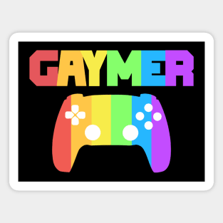 Gaymer Gay Pride Rainbow Gamer Gaming LGBTQ Magnet